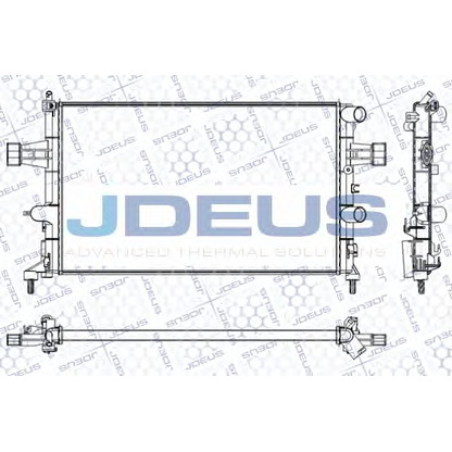 Foto Radiatore, Raffreddamento motore JDEUS RA0200750