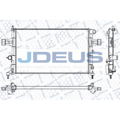 Foto Radiatore, Raffreddamento motore JDEUS RA0200770