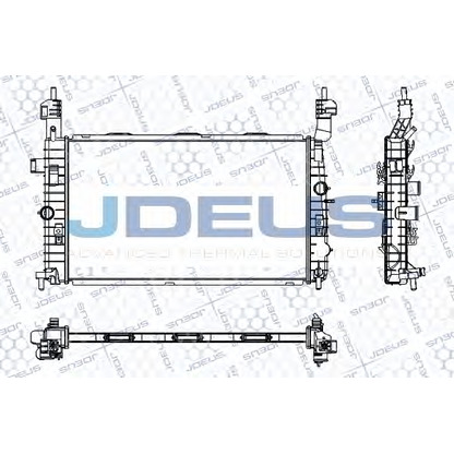 Photo Radiator, engine cooling JDEUS RA0200910