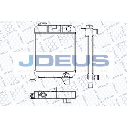 Foto Radiador, refrigeración del motor JDEUS RA0210160