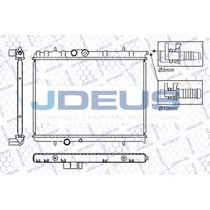 Foto Radiatore, Raffreddamento motore JDEUS RA0210321