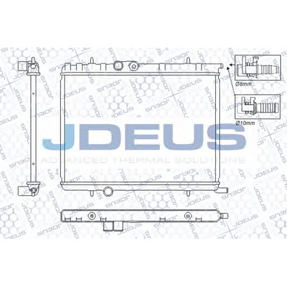 Foto Radiatore, Raffreddamento motore JDEUS RA0210341