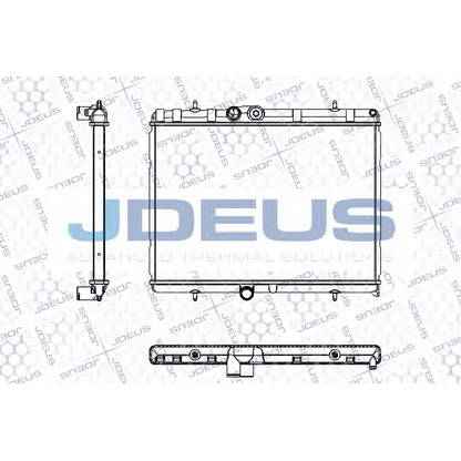 Photo Radiateur, refroidissement du moteur JDEUS RA0210380