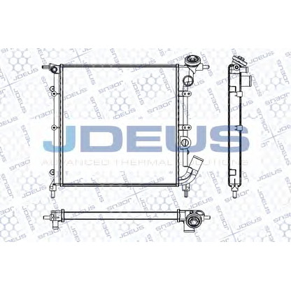 Photo Radiator, engine cooling JDEUS RA0230261