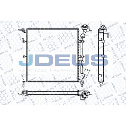 Photo Radiateur, refroidissement du moteur JDEUS RA0230271