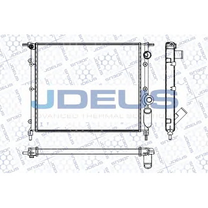 Foto Radiador, refrigeración del motor JDEUS RA0230281