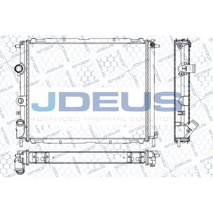 Foto Radiador, refrigeración del motor JDEUS RA0230640