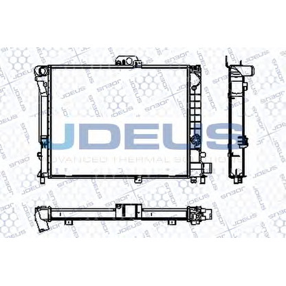 Photo Radiator, engine cooling JDEUS RA0240110