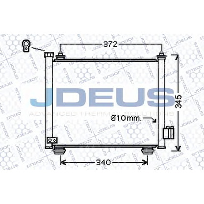 Photo Condenser, air conditioning JDEUS 742M11