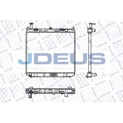 Foto Radiador, refrigeración del motor JDEUS RA0280060