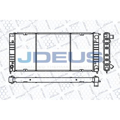 Foto Radiatore, Raffreddamento motore JDEUS RA0300041