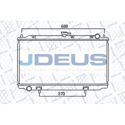 Foto Radiador, refrigeración del motor JDEUS 019M26