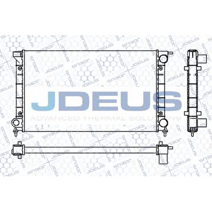 Photo Radiateur, refroidissement du moteur JDEUS RA0300350