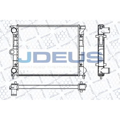 Foto Kühler, Motorkühlung JDEUS RA0300390