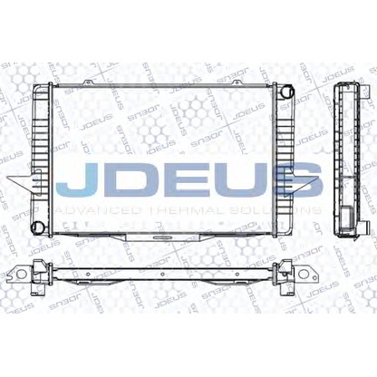 Foto Radiador, refrigeración del motor JDEUS RA0310360