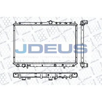 Foto Radiador, refrigeración del motor JDEUS RA0310491