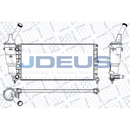 Photo Radiateur, refroidissement du moteur JDEUS RA0360100