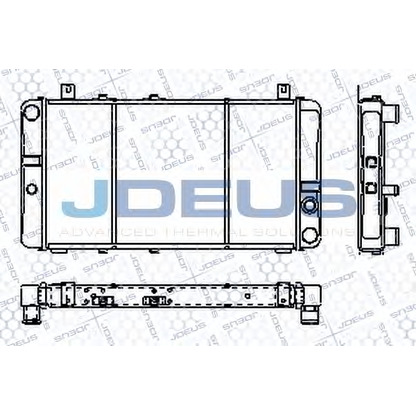 Foto Radiatore, Raffreddamento motore JDEUS RA0380000