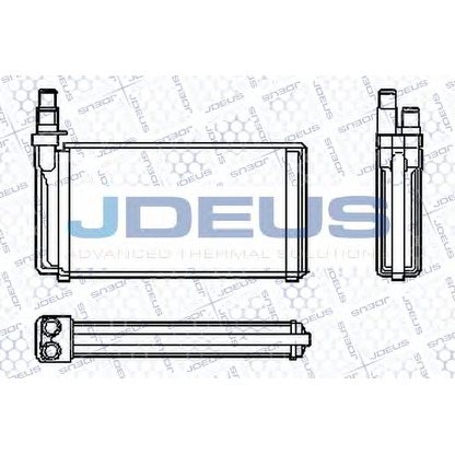 Photo Heat Exchanger, interior heating JDEUS RA2000000