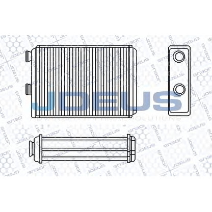 Zdjęcie Wymiennik ciepła, ogrzewanie wnętrza JDEUS RA2110710