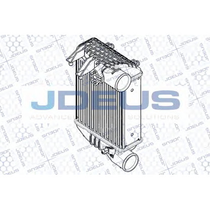 Foto Radiador de aire de admisión JDEUS RA8010220