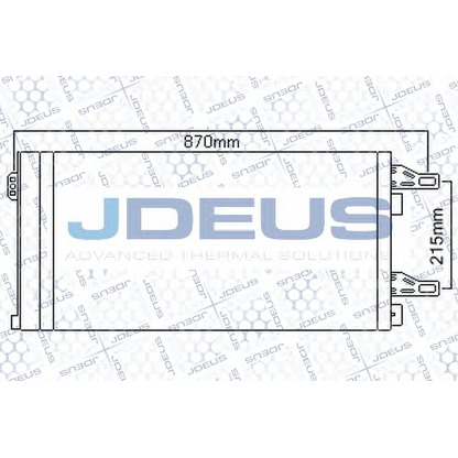 Фото Конденсатор, кондиционер JDEUS 707M24