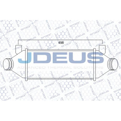 Foto Radiador de aire de admisión JDEUS 812M21A