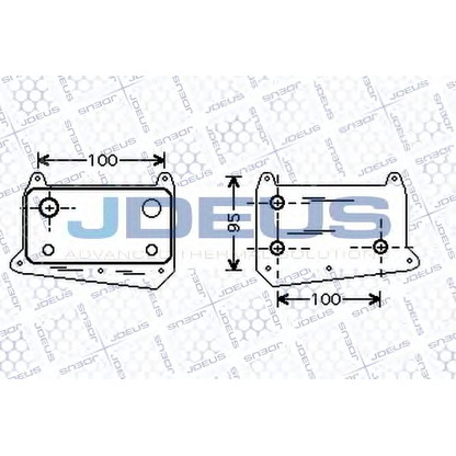 Foto Ölkühler, Motoröl JDEUS 417M25