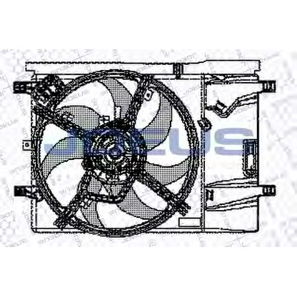 Photo Fan, radiator JDEUS EV11M680