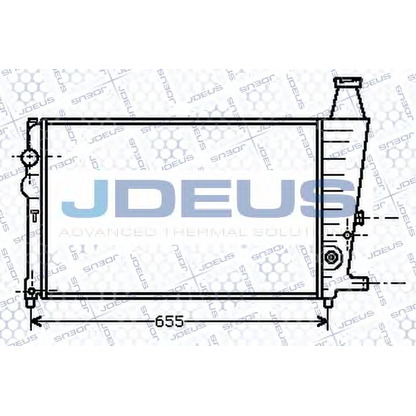 Foto Radiatore, Raffreddamento motore JDEUS 007V05