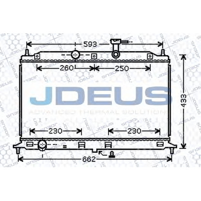 Photo Radiateur, refroidissement du moteur JDEUS 065M07