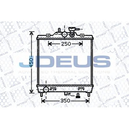 Foto Radiador, refrigeración del motor JDEUS 065M08