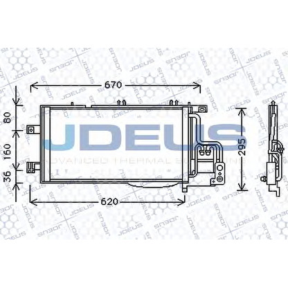 Photo Condenser, air conditioning JDEUS 720M51