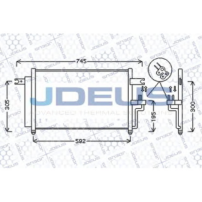 Foto Condensador, aire acondicionado JDEUS 754M21