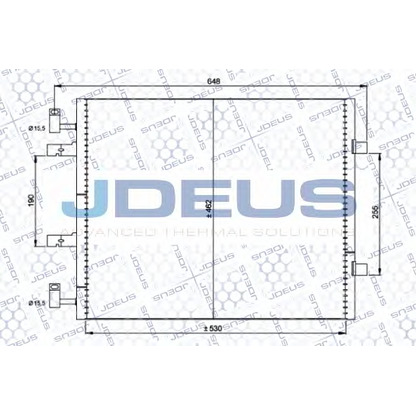 Photo Condenser, air conditioning JDEUS 723M55