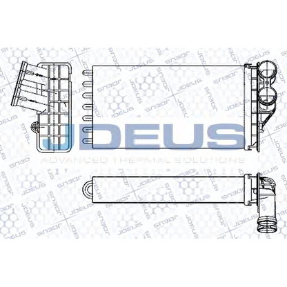 Photo Heat Exchanger, interior heating JDEUS 221M49