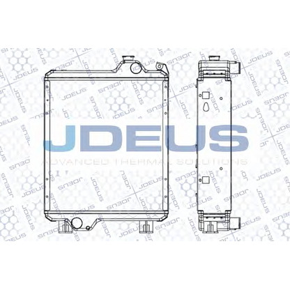 Photo Radiator, engine cooling JDEUS 060M04