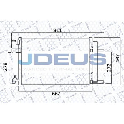 Photo Condenser, air conditioning JDEUS 720M75