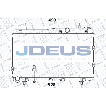 Photo Radiateur, refroidissement du moteur JDEUS 065M16