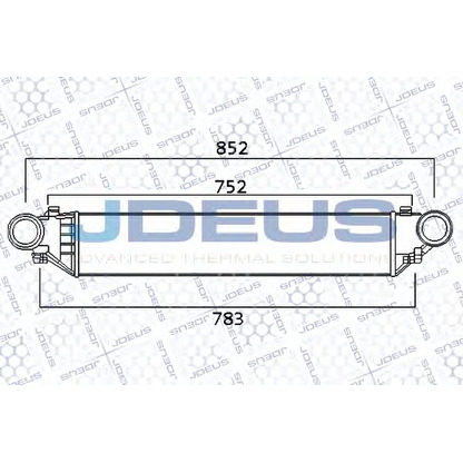 Foto Radiador de aire de admisión JDEUS 817M42A