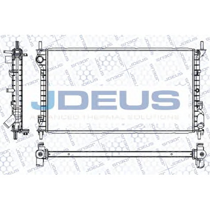 Photo Radiator, engine cooling JDEUS RA0121210