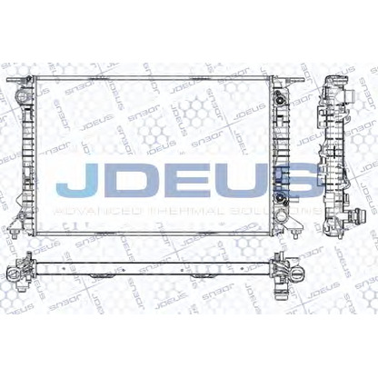 Foto Radiador, refrigeración del motor JDEUS RA0010500