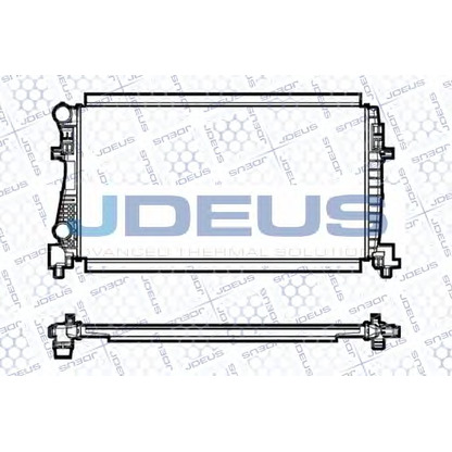 Foto Kühler, Motorkühlung JDEUS 001M26