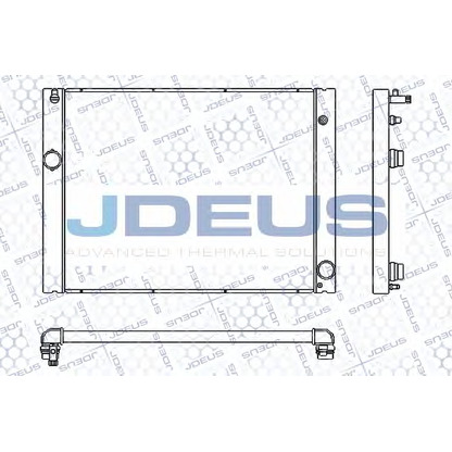 Foto Kühler, Motorkühlung JDEUS 005M28