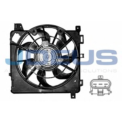 Photo Ventilateur, refroidissement du moteur JDEUS EV200980