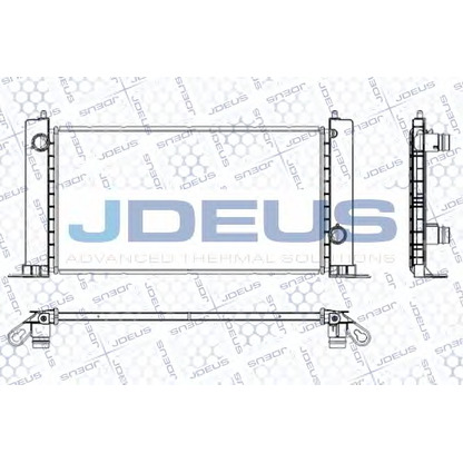 Photo Radiateur, refroidissement du moteur JDEUS RA0110851