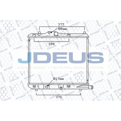 Photo Radiator, engine cooling JDEUS 042M28