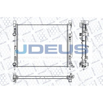 Foto Radiador, refrigeración del motor JDEUS RA0231070