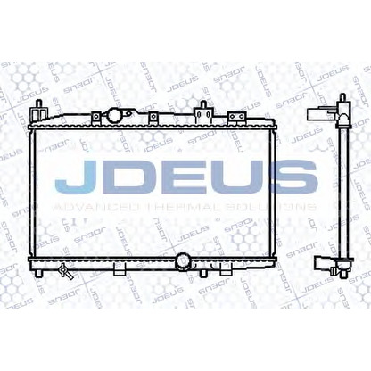 Photo Radiator, engine cooling JDEUS 028M63