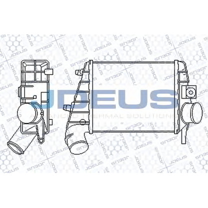 Photo Intercooler, échangeur JDEUS 800M10A